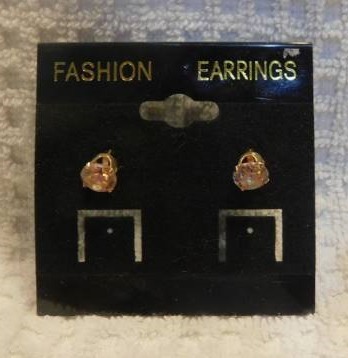 lot 5174 image: 14 Ct Gold Gizmo Topaz Earrings