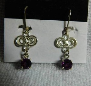 lot 5071 image: Purple Mystic Topaz Earrings