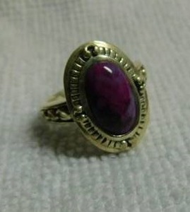 lot 5047 image: Purple Turquoise Ring