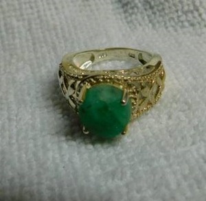 lot 5057 image: Rough Cut Zambian Emerald