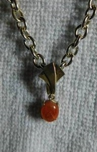 lot 5036 image: Sunstone Necklace