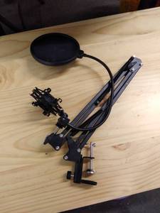 lot 1602 image: studio microphone and stand