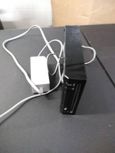 lot 1668 image: wii console with cord black