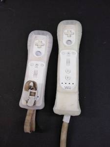lot 1675 image: wii remote controllers set of 2