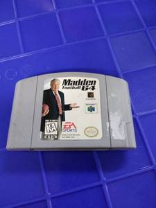 lot 1691 image: Nintendo 64 game madden football 64