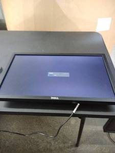 lot 1762 image: Dell flat screen monitor with cord 23 inch