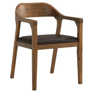 lot 2606 image: Rasmus Dining Arm Chair Chestnut - Boraam