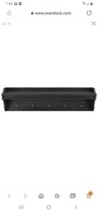 lot 2608 image: Avenue Greene Becken Ridge Hanging Coat Rack - 8 x 11 Retail $85.99