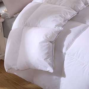 lot 2615 image: Twin Ducks Inc Messina European White Down Comforter Retail $454.49