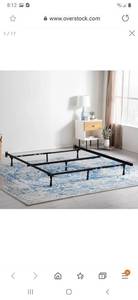 lot 2636 image: OSleep Brookside Adjustable Queen Full Twin Metal Bed Frame Retail $75.48