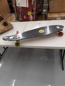 lot 2646 image: Kryptonics 36 Rasta Palm Long Board - RedYellowBlack