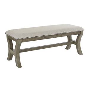 lot 2710 image: The Gray Barn McNiven Antique Grey Mid-century Bench Retail $139.99