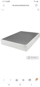 lot 2718 image: Priage by Zinus 9-inch Easy to Assemble Box Spring Retail $179.99