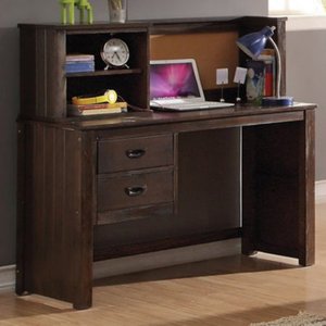 lot 2719 image: Acme Furniture Antique Charcoal Brown Hector Desk Retail $185.49