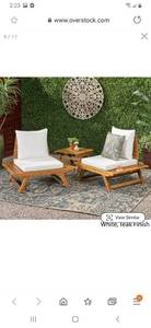 lot 2729 image: Sedona Outdoor Mid Century Tufted Accent Arm Chair by Christopher Knight Home