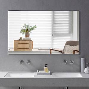 lot 2750 image: Modern Aluminum Alloy Thin Framed Full Length Floor Mirror Retail $274.49