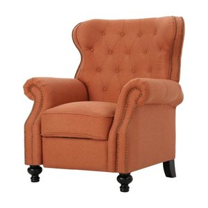 lot 2751 image: Walder Tufted Fabric Recliner Club Chair by Christopher Knight Home Retail $409.49