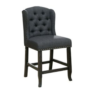 lot 2779 image: Furniture of America Tays Counter Height Stool (Set of 2) Retail $318.24