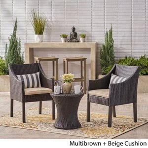 lot 2783 image: Sagan Outdoor 2 Piece Wicker Chat Set by Christopher Knight Home