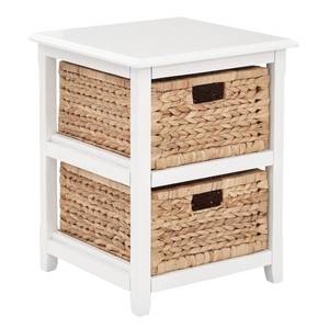 lot 2807 image: Copper Grove Turtle Mountain Basket Storage Unit with Removable Straw-grass Bins Retail $89.99