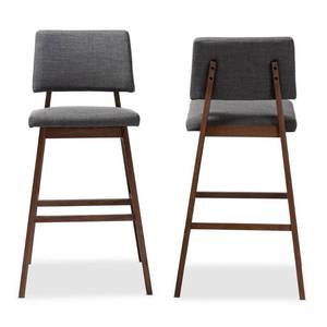 lot 2823 image: Mid-Century Bar Stool 2-Piece Set Retail $230.99