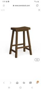lot 2831 image: The Gray Barn Mendosa Tobacco Sawhorse Bar Stool