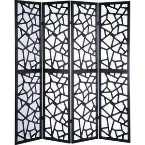 lot 2859 image: Giyano 4 Panel Screen Room Divider Retail $138.99