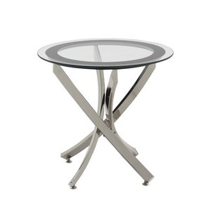 lot 2872 image: Coaster Home Furnishings 702587 Contemporary End Table, Chrome