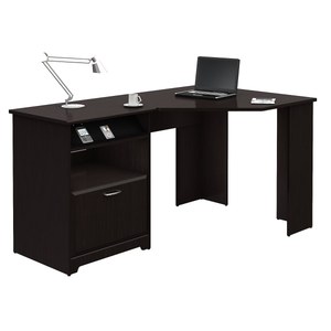 lot 2911 image: Copper Grove Burgas Corner Desk in Harvest Cherry Retail $251.99