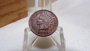 lot 7089 image: 1901 INDIAN HEAD PENNY - AU