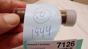 lot 7126 image: 1 ROLL (50) - 1944 WHEAT PENNIES