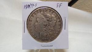 lot 7143 image: 1879S  MORGAN SILVER DOLLAR - EF