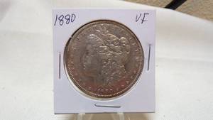 lot 7145 image: 1880 MORGAN SILVER DOLLAR - VF