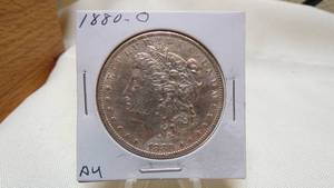 lot 7148 image: 1880-O MORGAN SILVER DOLLAR - AU