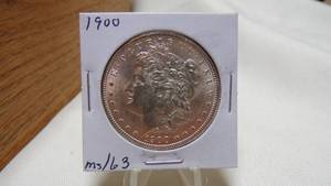 lot 7172 image: 1900 MORGAN SILVER DOLLAR - MS63