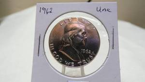 lot 7185 image: 1962  FRANKLIN HALF DOLLAR - UNC