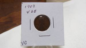 lot 7201 image: 1909 VDB LINCOLN CENT VG