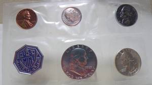 lot 7216 image: 1963 PROOF COIN SET