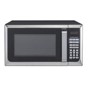 lot 76250 image: Hamilton Beach 0.9 Cu. Ft. Stainless Steel Countertop Microwave Oven