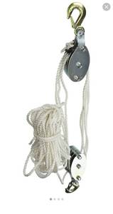 lot 76289 image: Grip Heavy-Duty Rope Pulley Hoist
