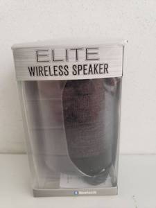 lot 76312 image: Elite Wireless Bluetooth Speaker