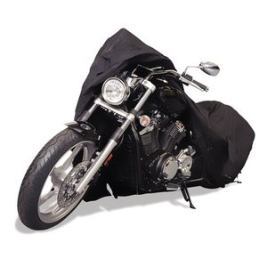 lot 76316 image: Budge MC-15 Black 96 Length x 44 Width x 44 Height Polyester Trailerable Motorcycle Cover