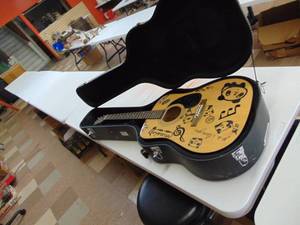 lot 1202 image: Squire SA-50 Acoustic Guitar with hard Case