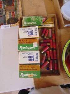 lot 1221 image: Assorted 12 GA. Shells - Bird shot - Buckshot and a Few Slugs