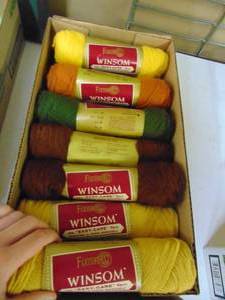 lot 1249 image: 16 Skeins Fleishers - Winsom Yarn