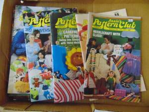 lot 1256 image: Assorted Pattern Club magazines