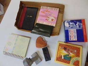 lot 1298 image: Notebooks - change holder and more