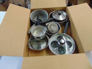 lot 1303 image: Pots and Pans