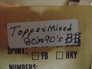lot 1354 image: 80s - 90s Topps and Mixed Baseball Cards