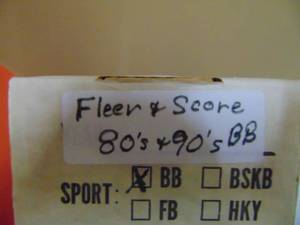 lot 1356 image: 80s and 90s Fleer and Score Baseball Cards